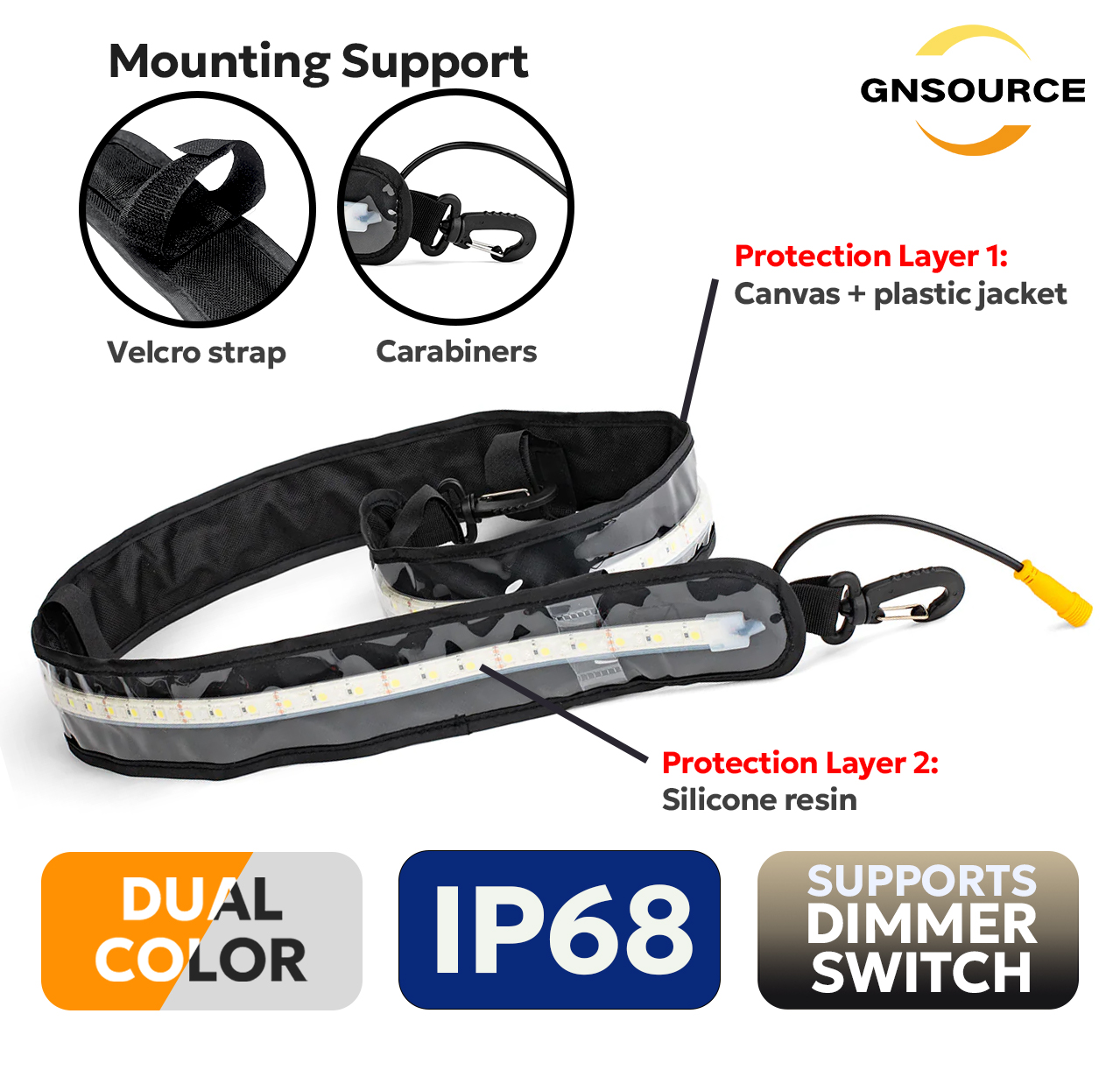 Flexible Light Strip Kit: Quick Fit
