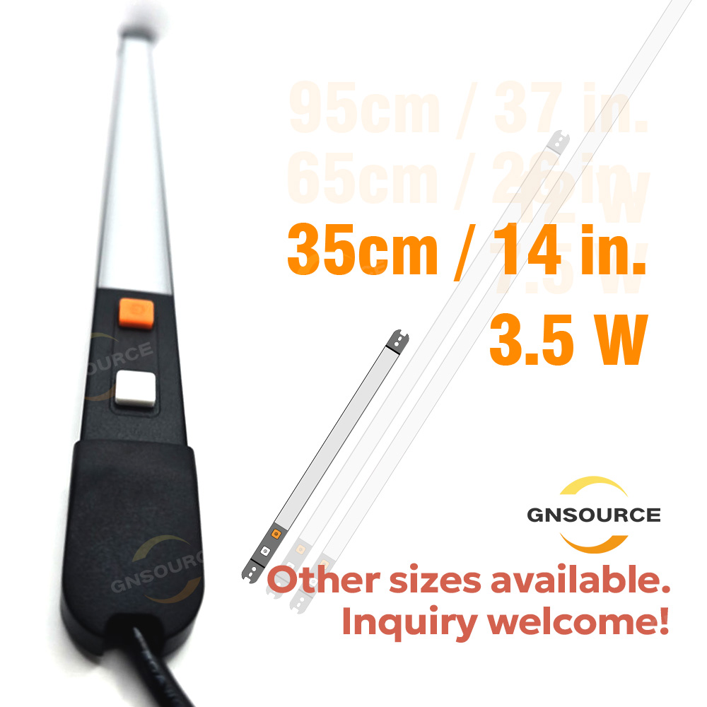 Aluminum Premium Light Strip - Dual Color, Dual Dimmer Switch  - 35cm