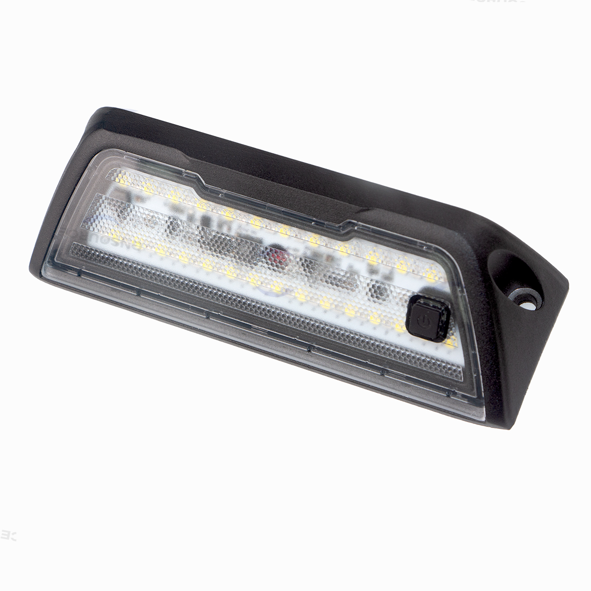 NEW BUTTON DIMMER 45-DEGREE LED WORK LIGHTS, WHITE + AMBER 12V/10-30V DC