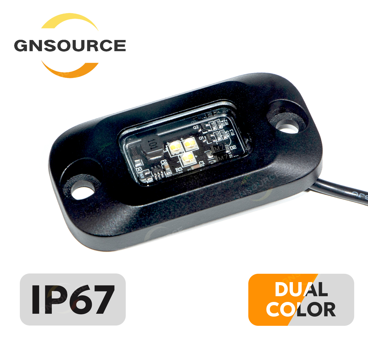 LED Rock Light Non-Dimmable for 4WD Underglow, Roof Racks and Campers 10V ~ 30V DC